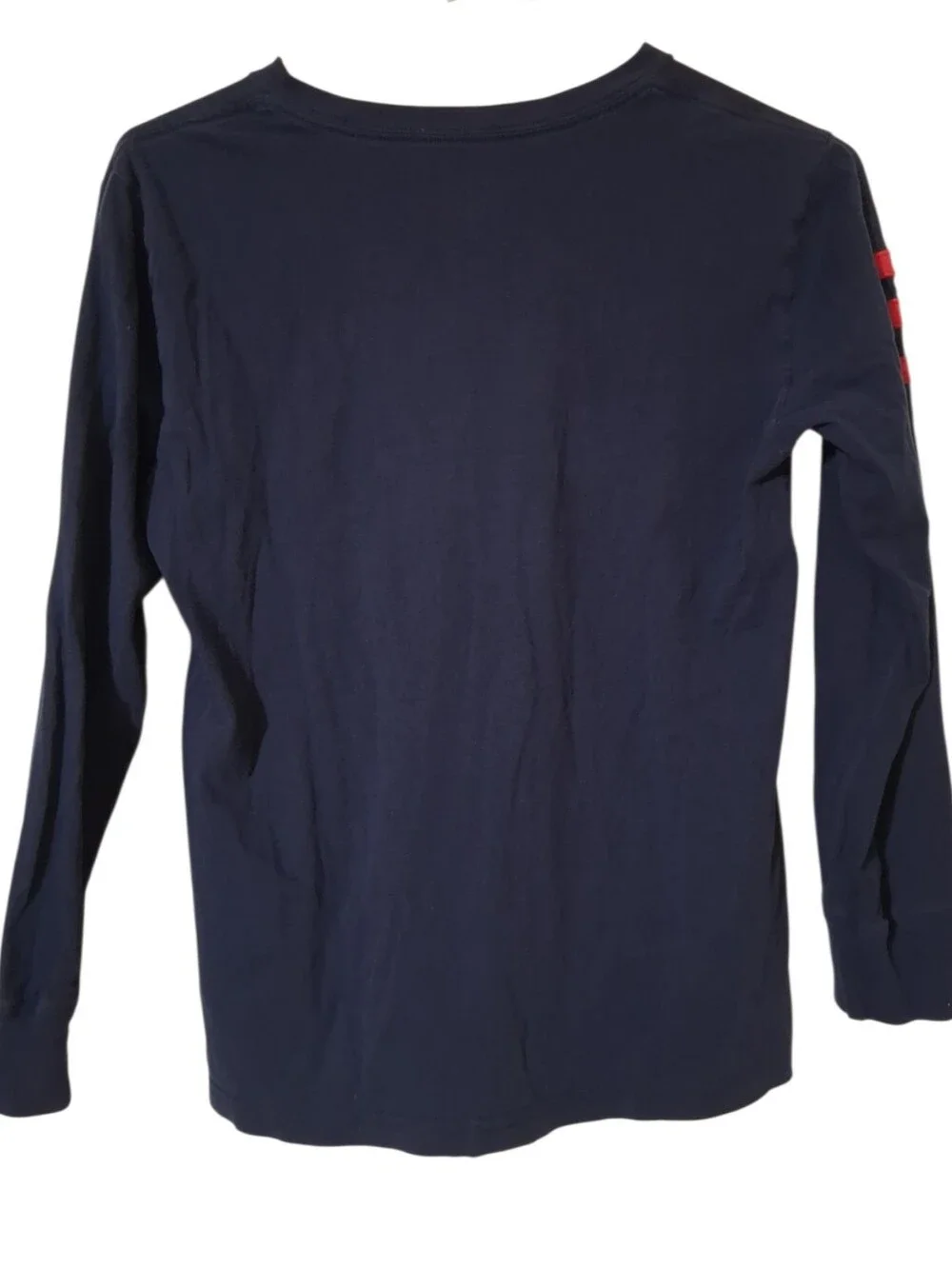 Polo Ralph Lauren Navy Long Sleeve Red Big Pony Tee Shirt Youth M (10-12) 150
